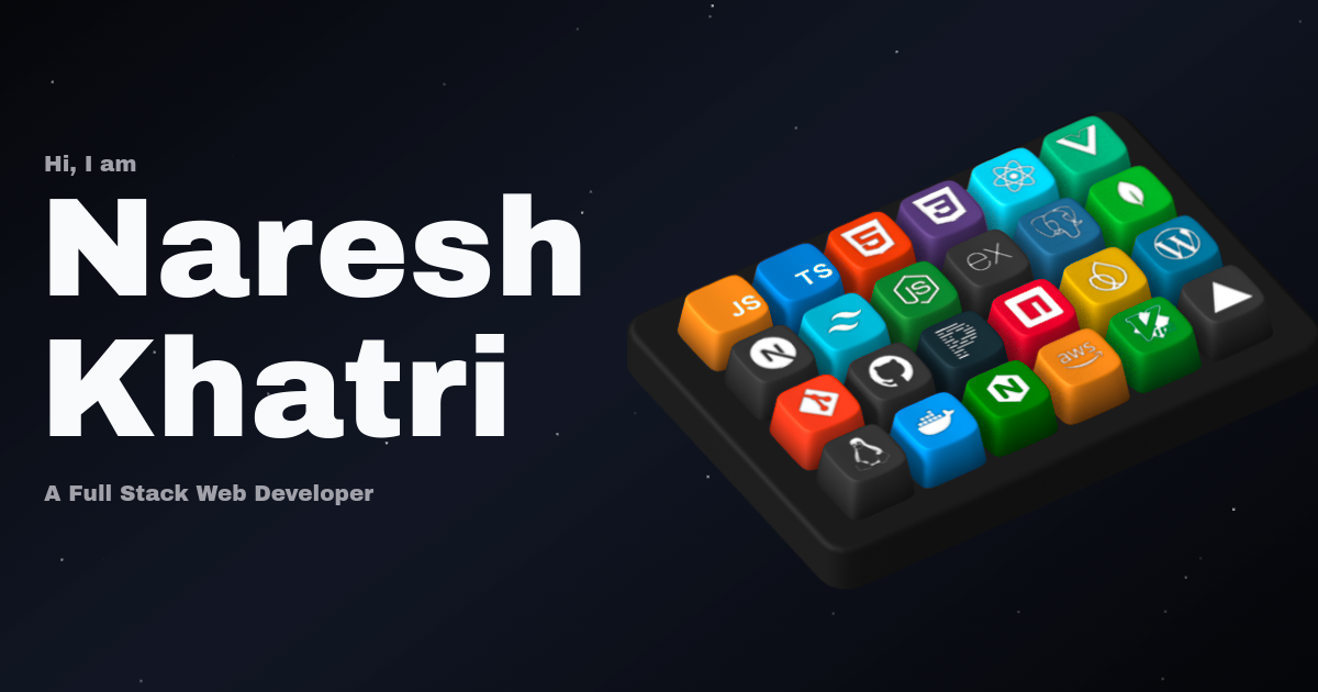 Naresh Khatri | Full-Stack Developer